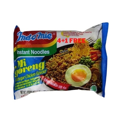Picture of INDO MIO MIGORENG BBQ CHICKEN NOODLES 4+1FREE